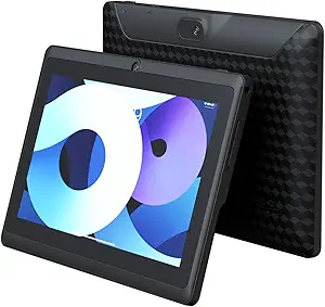 7 Inch Tablet, Android 12 Tablet PC, 4GB RAM 32GB ROM Storage Supports 1TB expansion Quad-Core Processor 2MP+5MP Dual Camera 3000 mAh Battery, WiFi Bluetooth 7" LED IPS convenient Android Tablets.