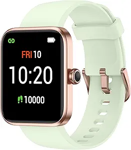 Fitness Tracker with Heart Rate Monitor, Blood Oxygen, Sleep Tracking, 41mm Smartwatch Waterproof with Pedometer for Women Men Watch Compatible with Android iOS Phones